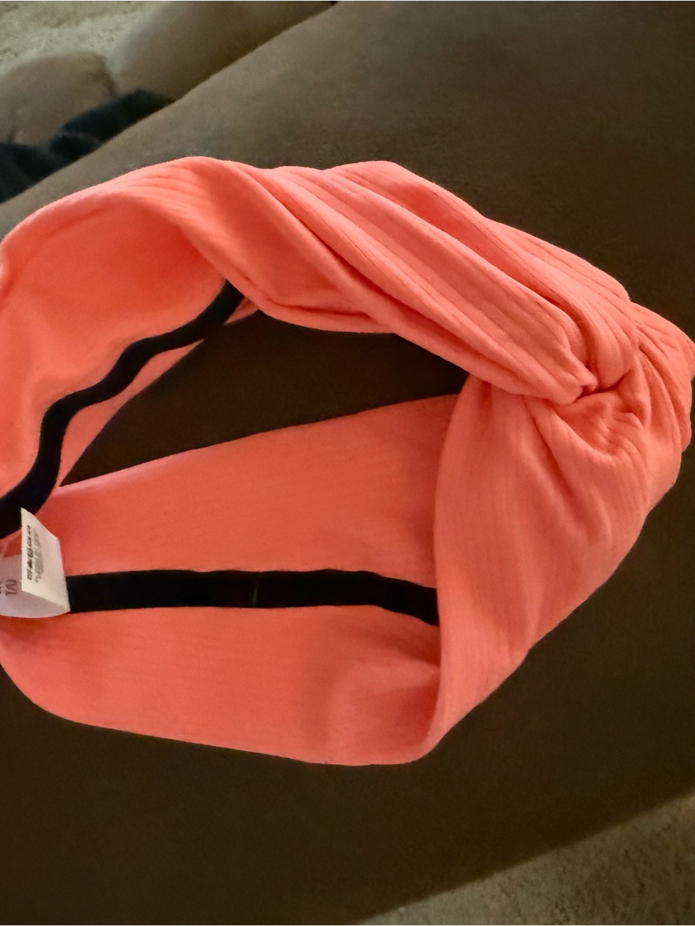 Coral Twist Knot Headband